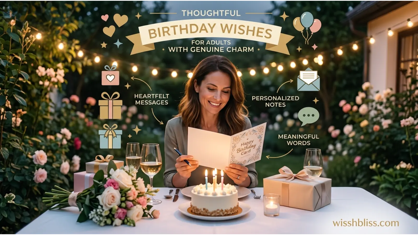 Thoughtful Birthday Wishes for Adults with Genuine Charm