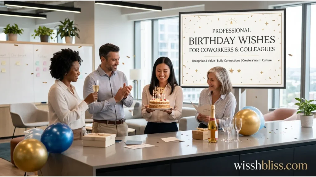 Professional Birthday Wishes for Coworkers and Colleagues