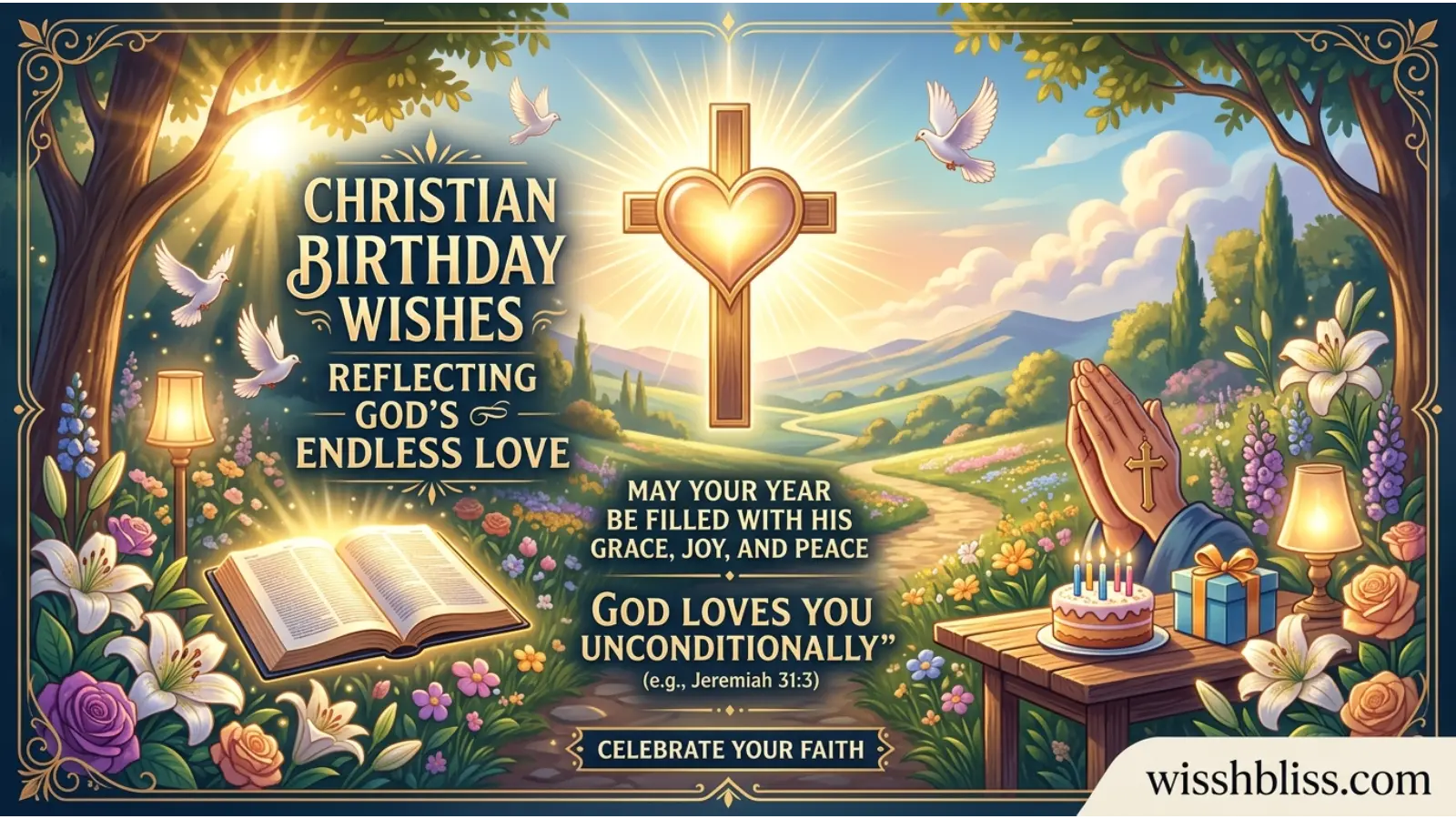 Christian Birthday Wishes Reflecting
