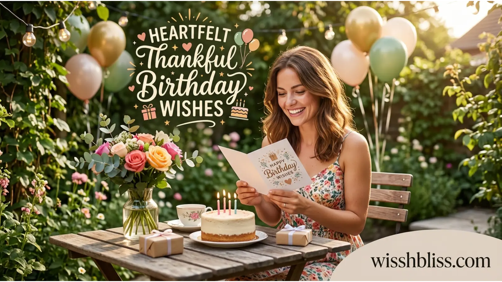 Heartfelt Thankful Birthday Wishes