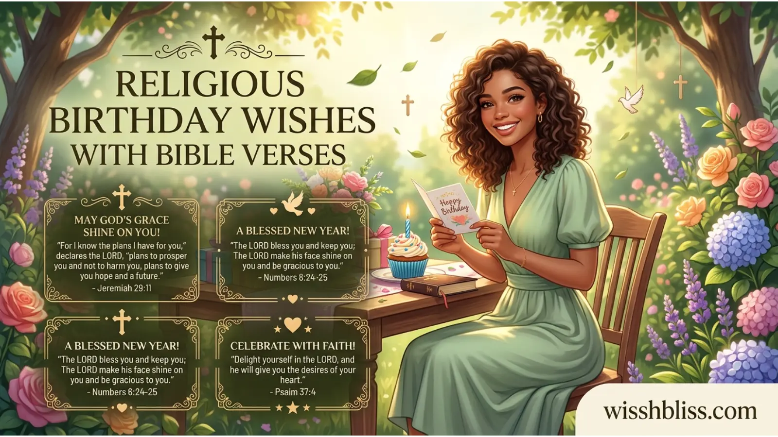 Religious Birthday Wishes with Bible Verses