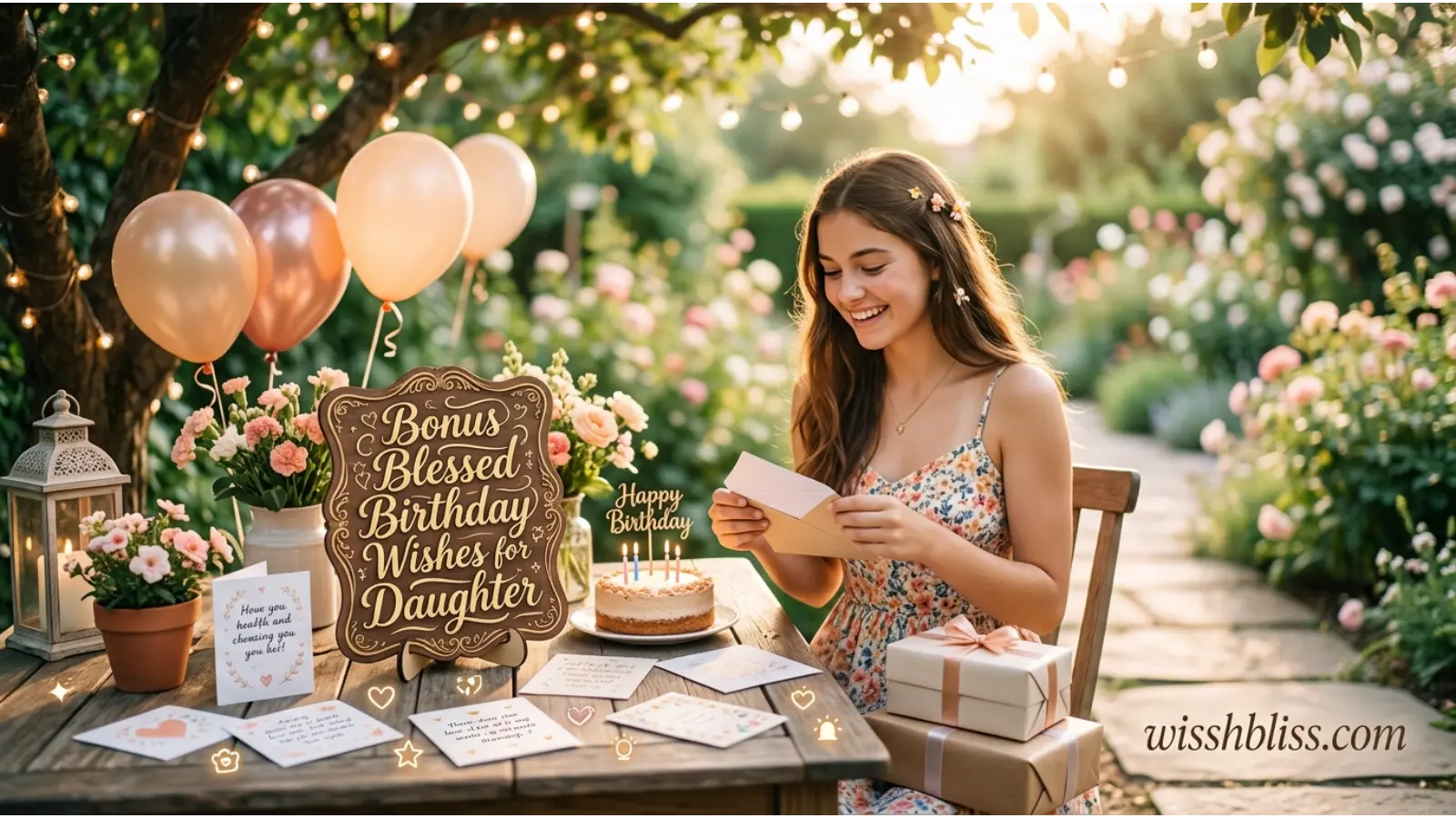 Bonus Blessed Birthday Wishes for Daughter